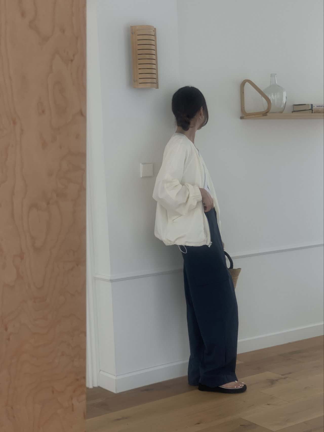 B74.小臉歐膩可愛花苞拉鍊外套