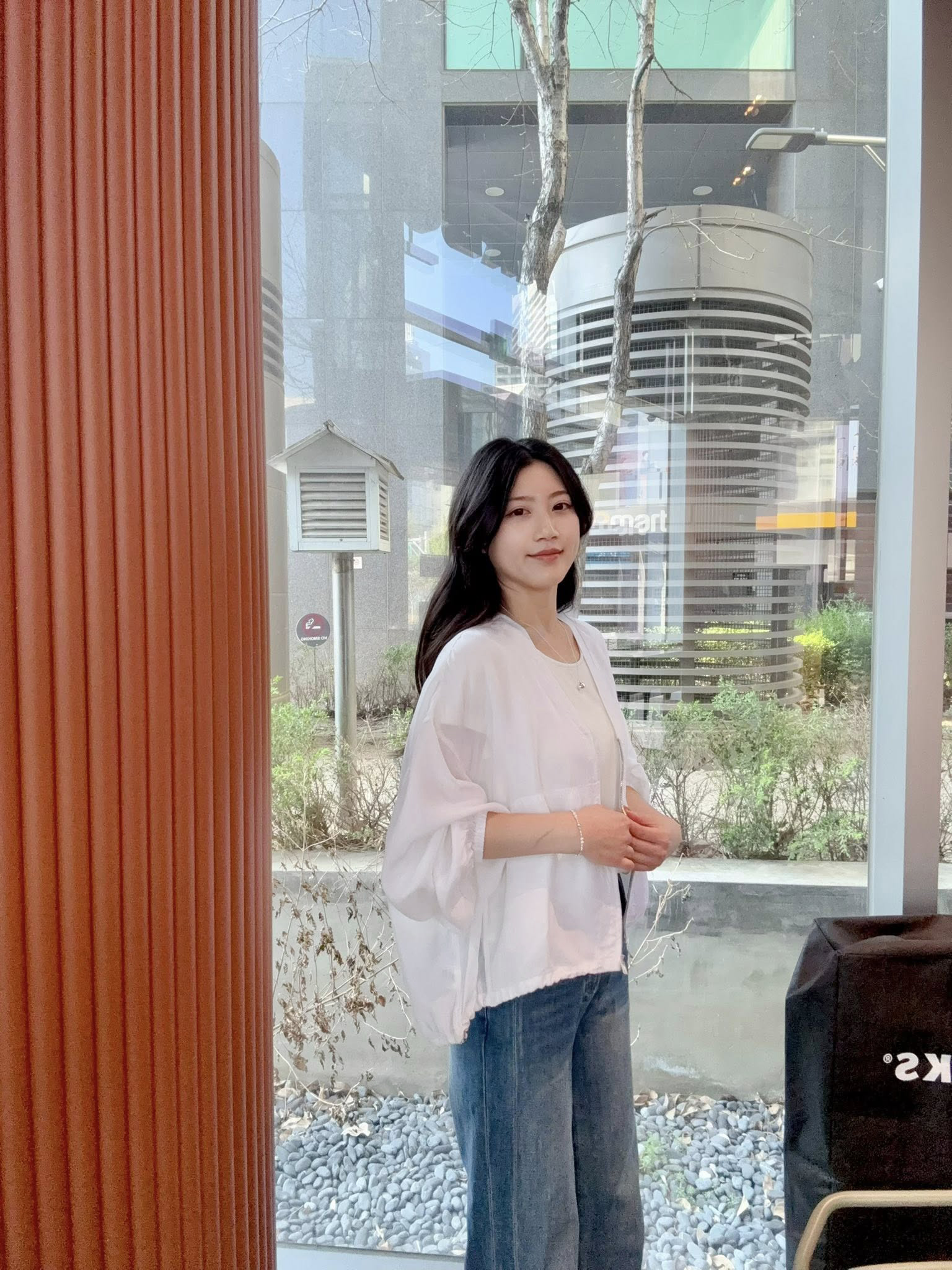 B48.溫柔女孩銅氨纖維寬鬆外套