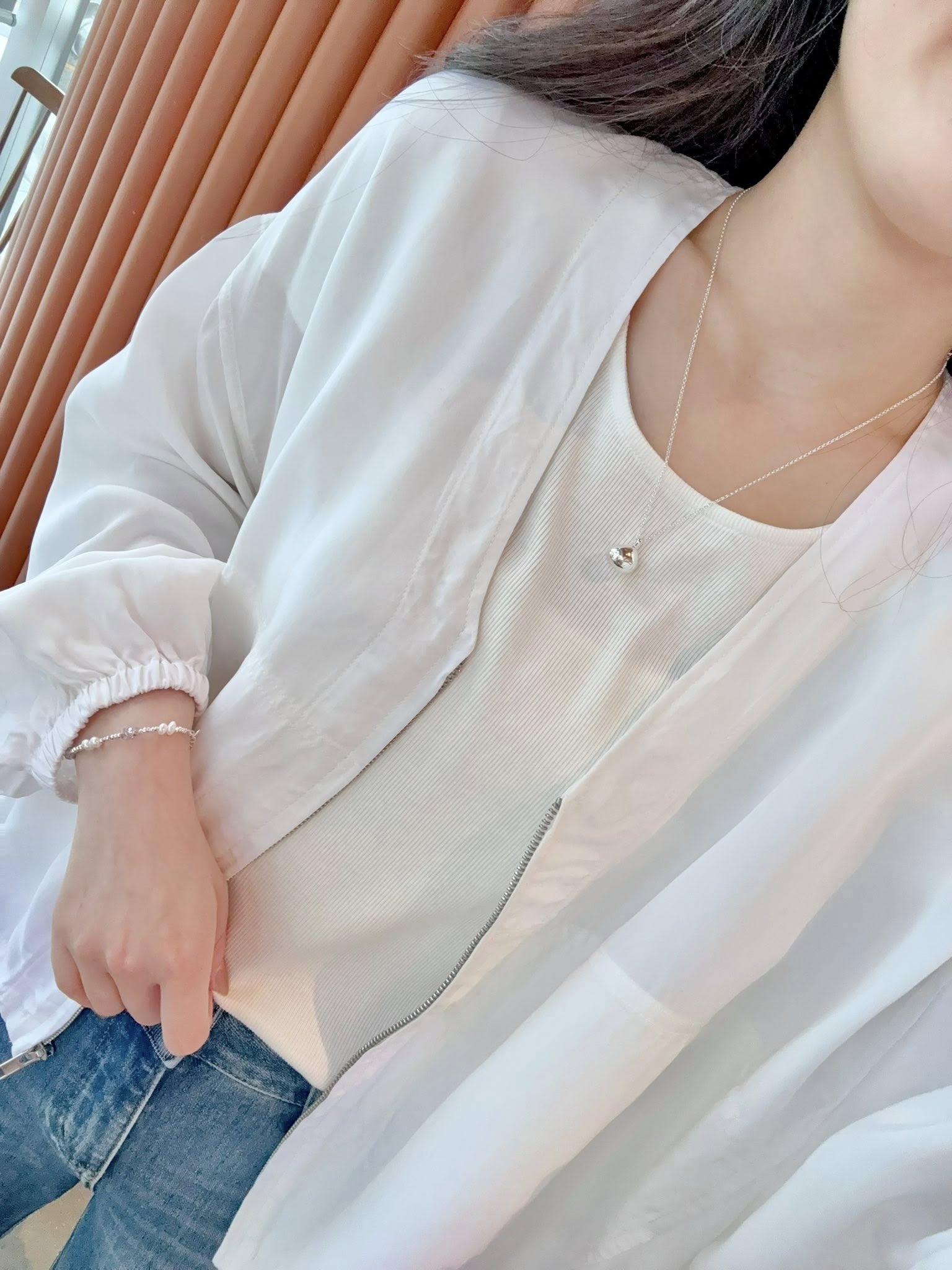 B48.溫柔女孩銅氨纖維寬鬆外套