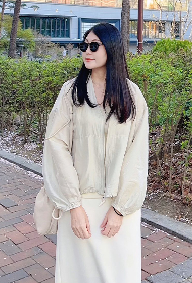 B49.溫柔女孩VISCOSE寬鬆外套