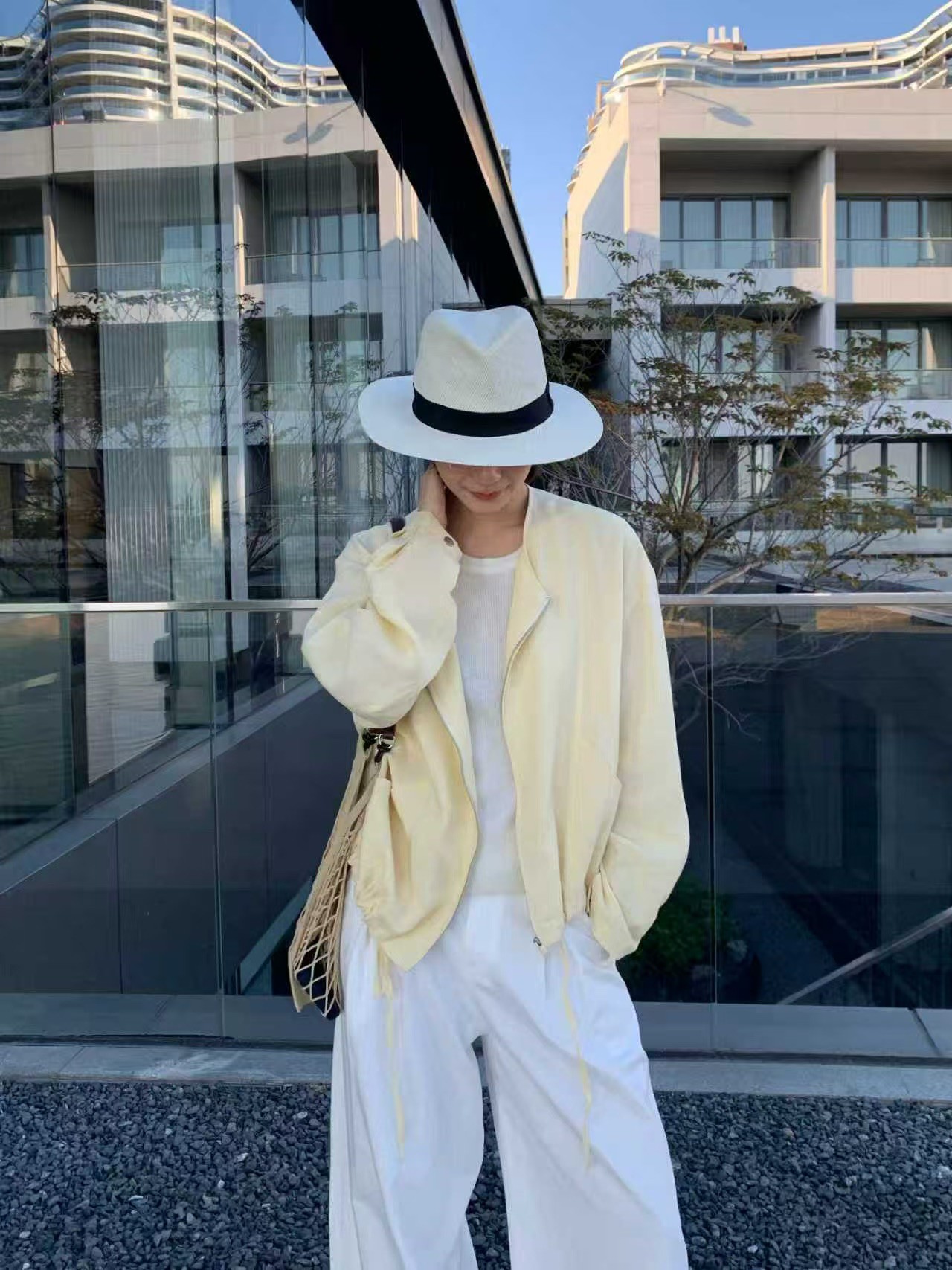 B26.淡雅天絲亞麻小外套