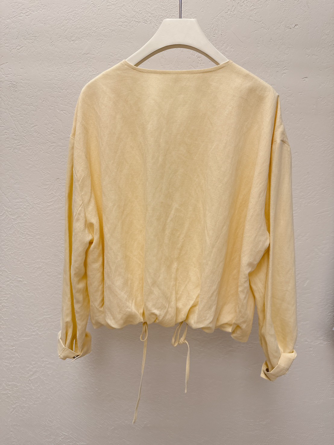 B26.淡雅天絲亞麻小外套