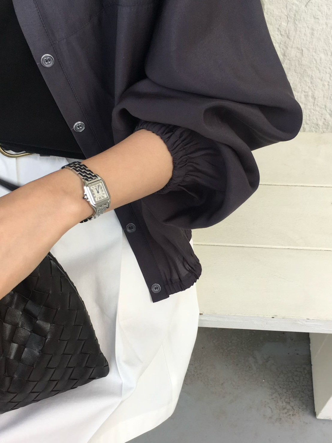 B36.櫥窗家網紗領口滾邊小外套