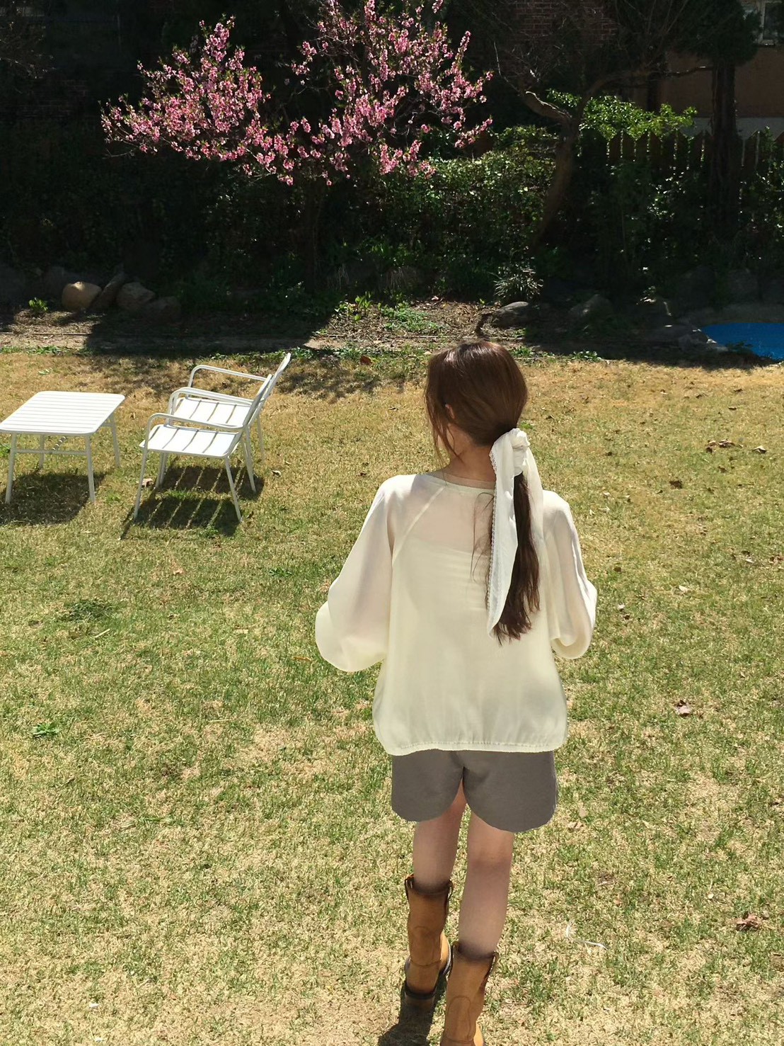 B36.櫥窗家網紗領口滾邊小外套