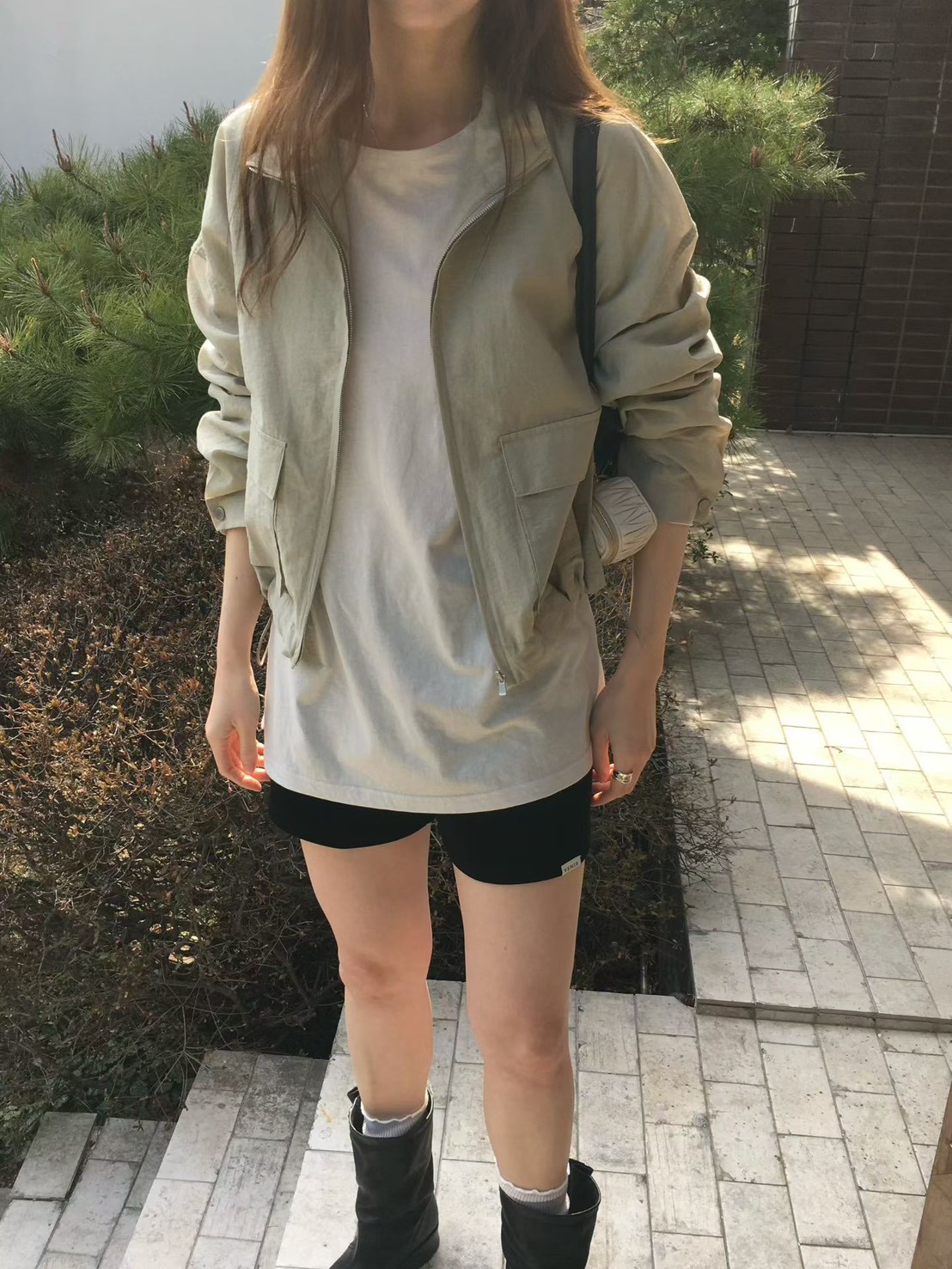 B46.櫥窗家春日輕薄口袋夾克