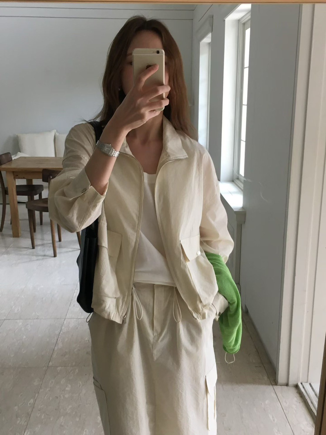 B46.櫥窗家春日輕薄口袋夾克