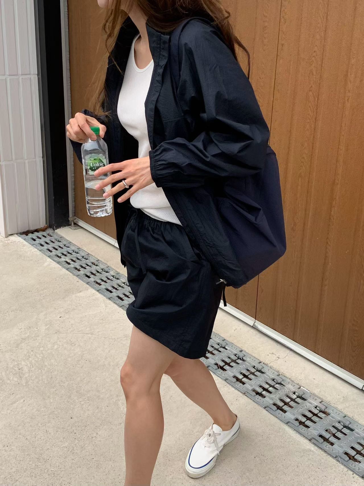 B96.纖瘦家休閒立領尼龍外套