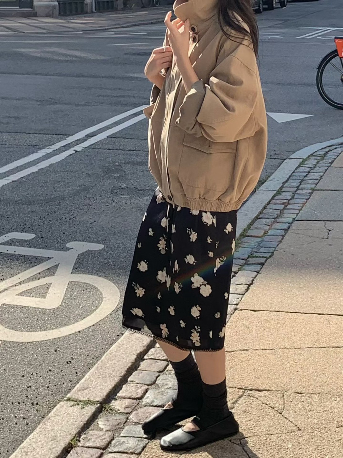 小V家秋日大地日系外套