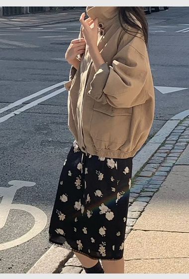 小V家秋日大地日系外套