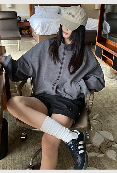 A27.輕鬆LOOK立領休閒外套