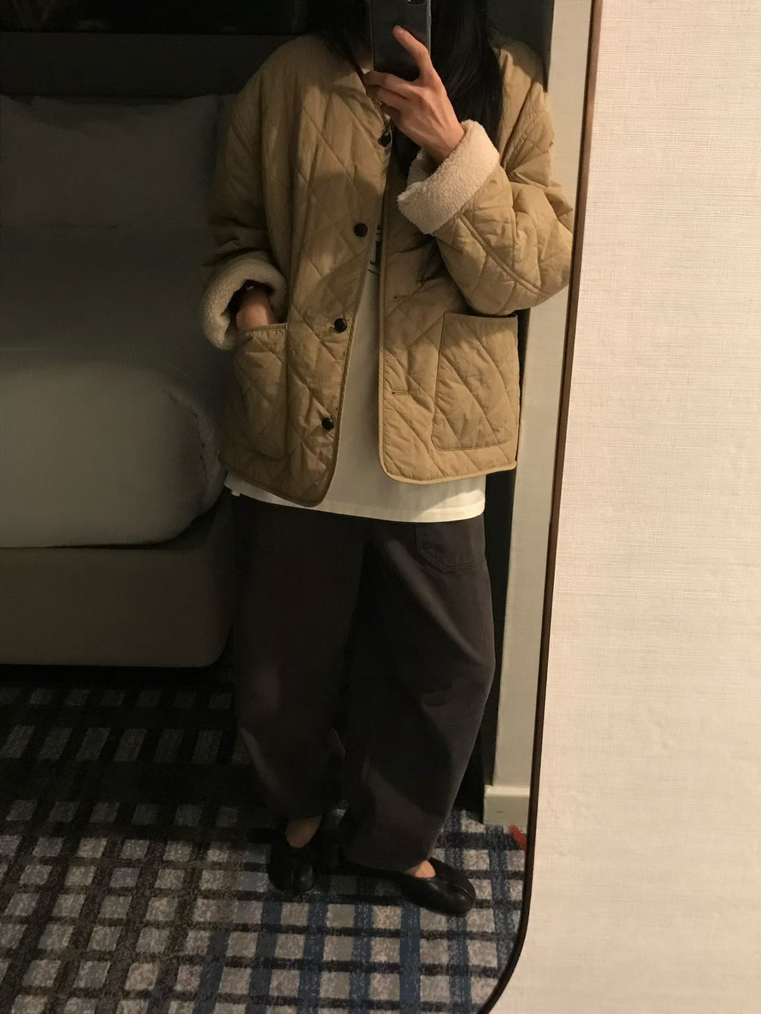 A09.小V家毛毛裡鋪棉外套