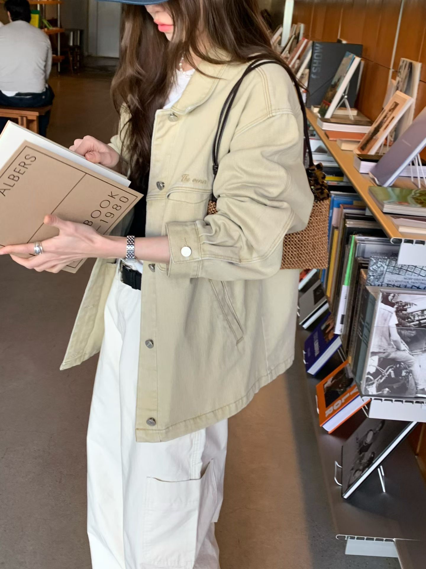 B68.必備春日休閒單寧外套