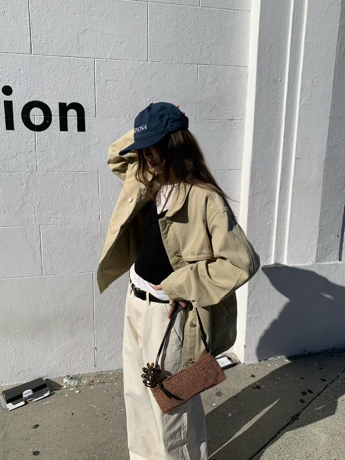 B68.必備春日休閒單寧外套