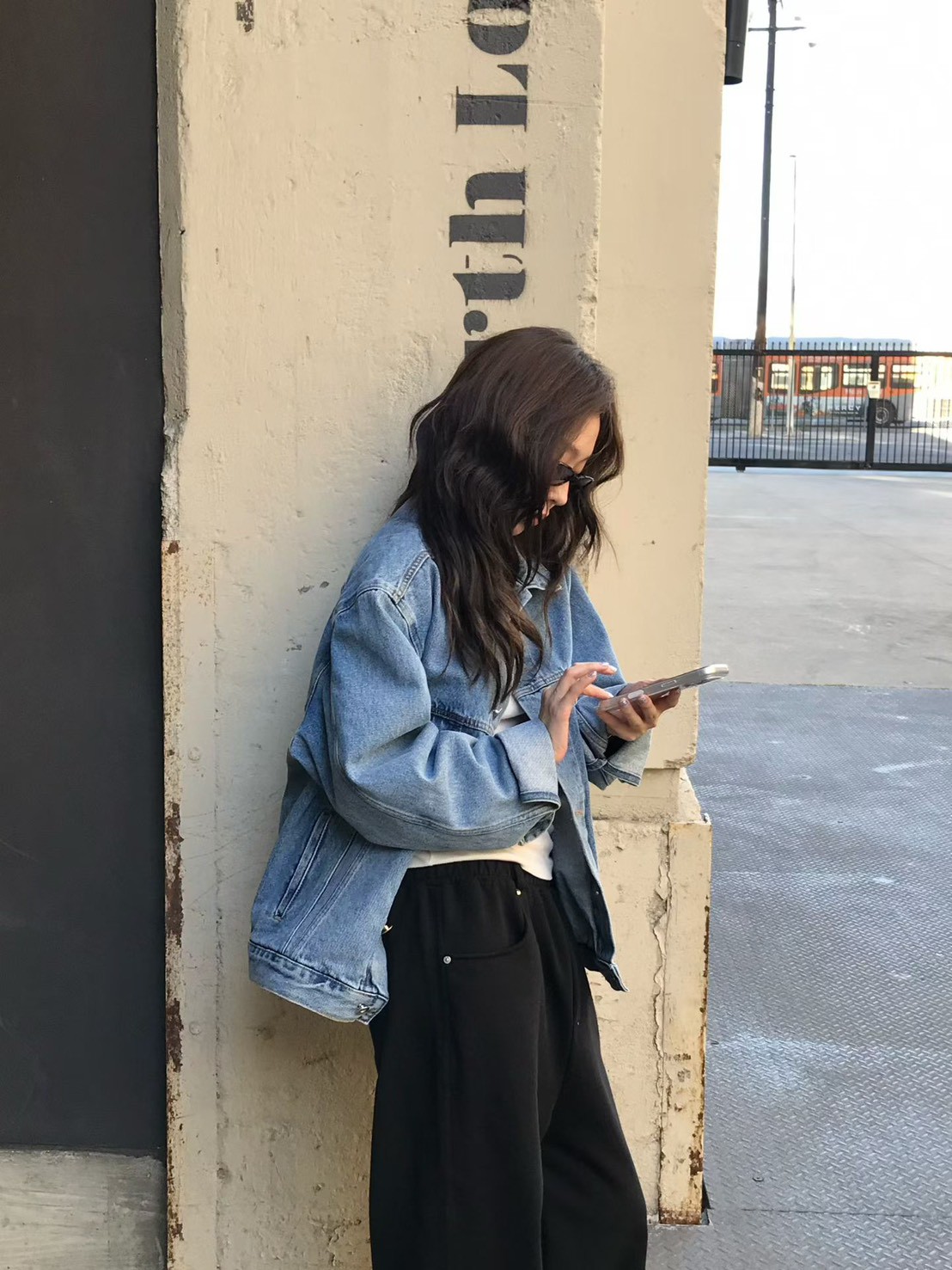 A93.小V家漂亮水洗牛仔外套