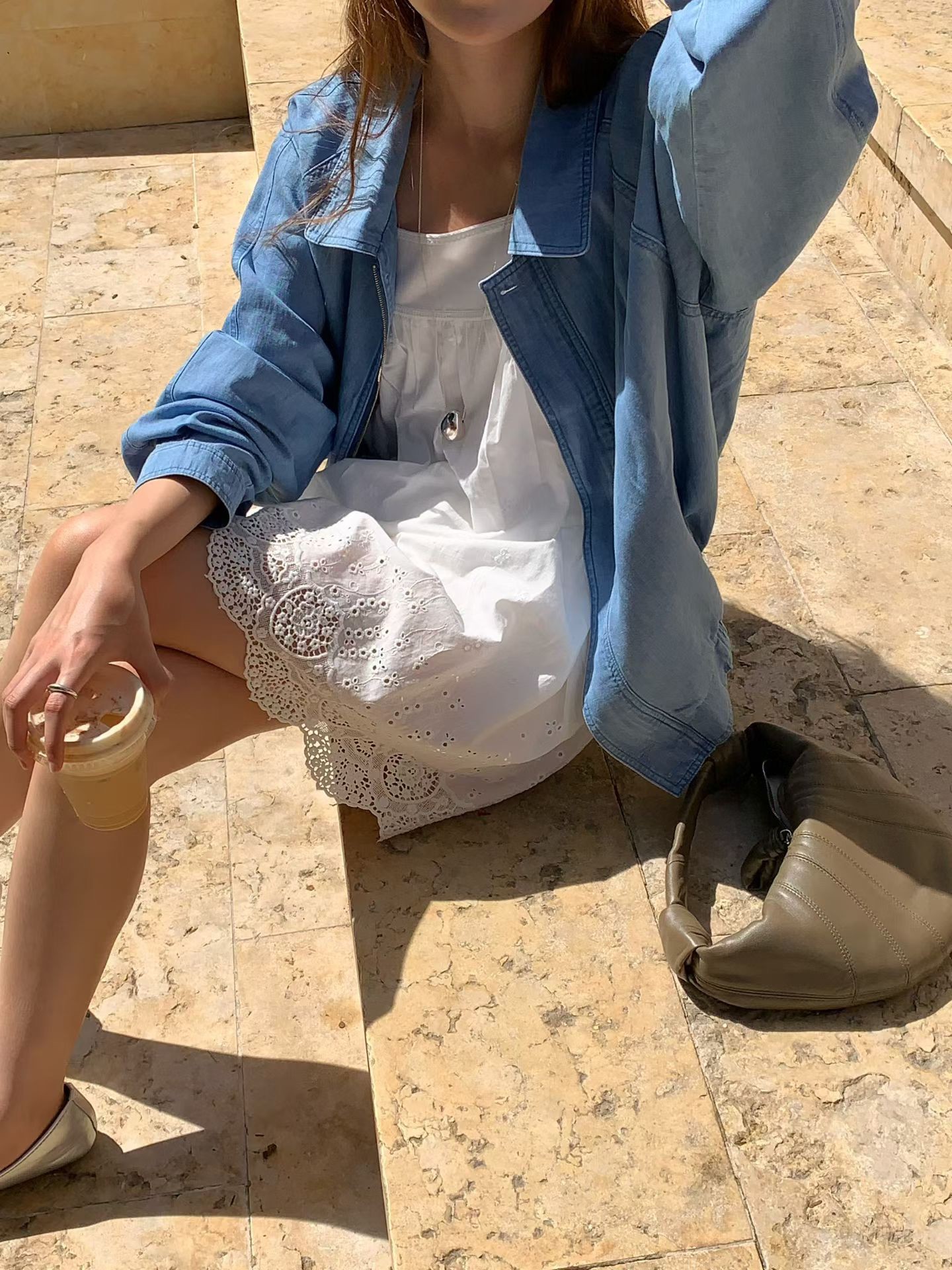 B31.大V家日系牛仔拉鍊外套