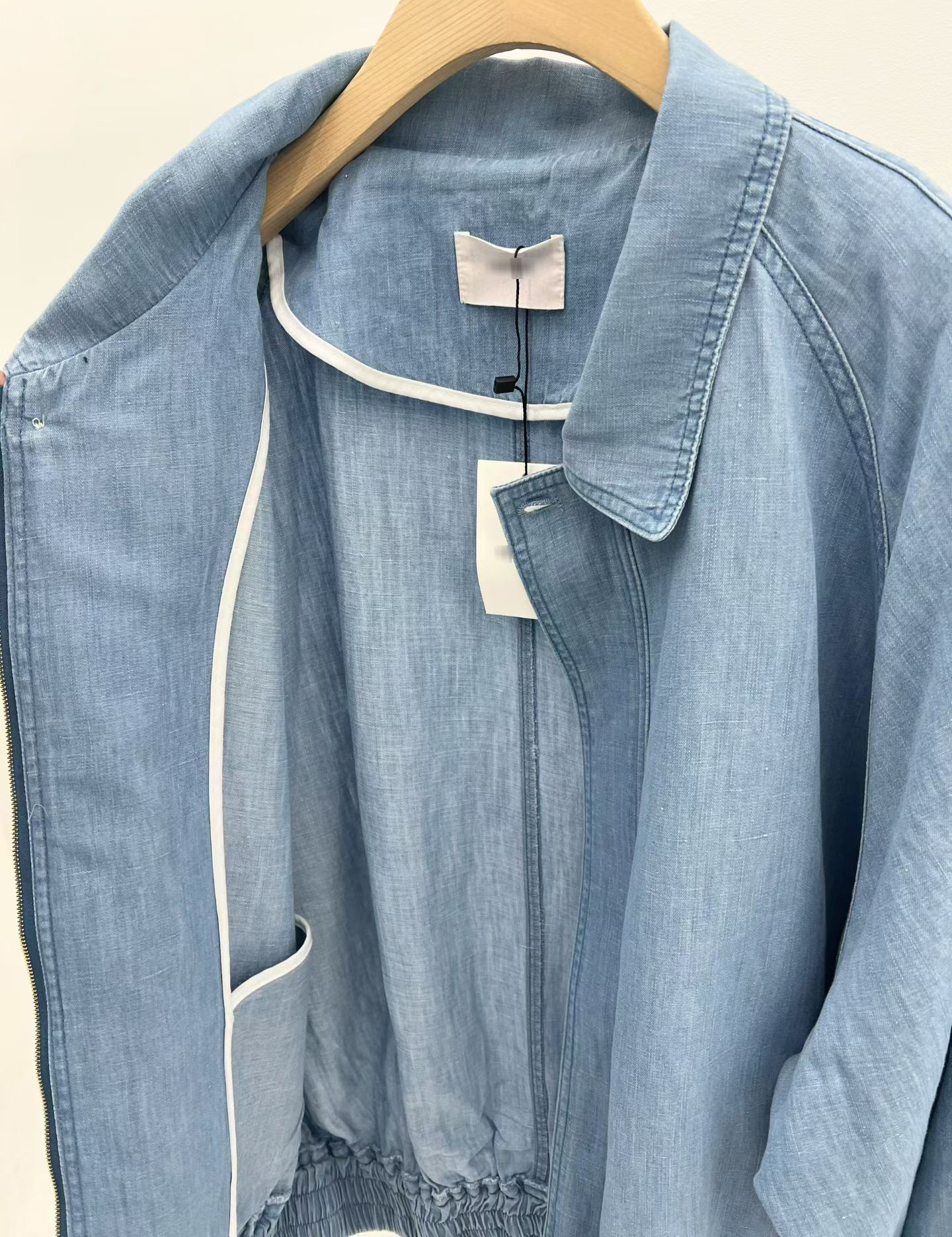 B31.大V家日系牛仔拉鍊外套