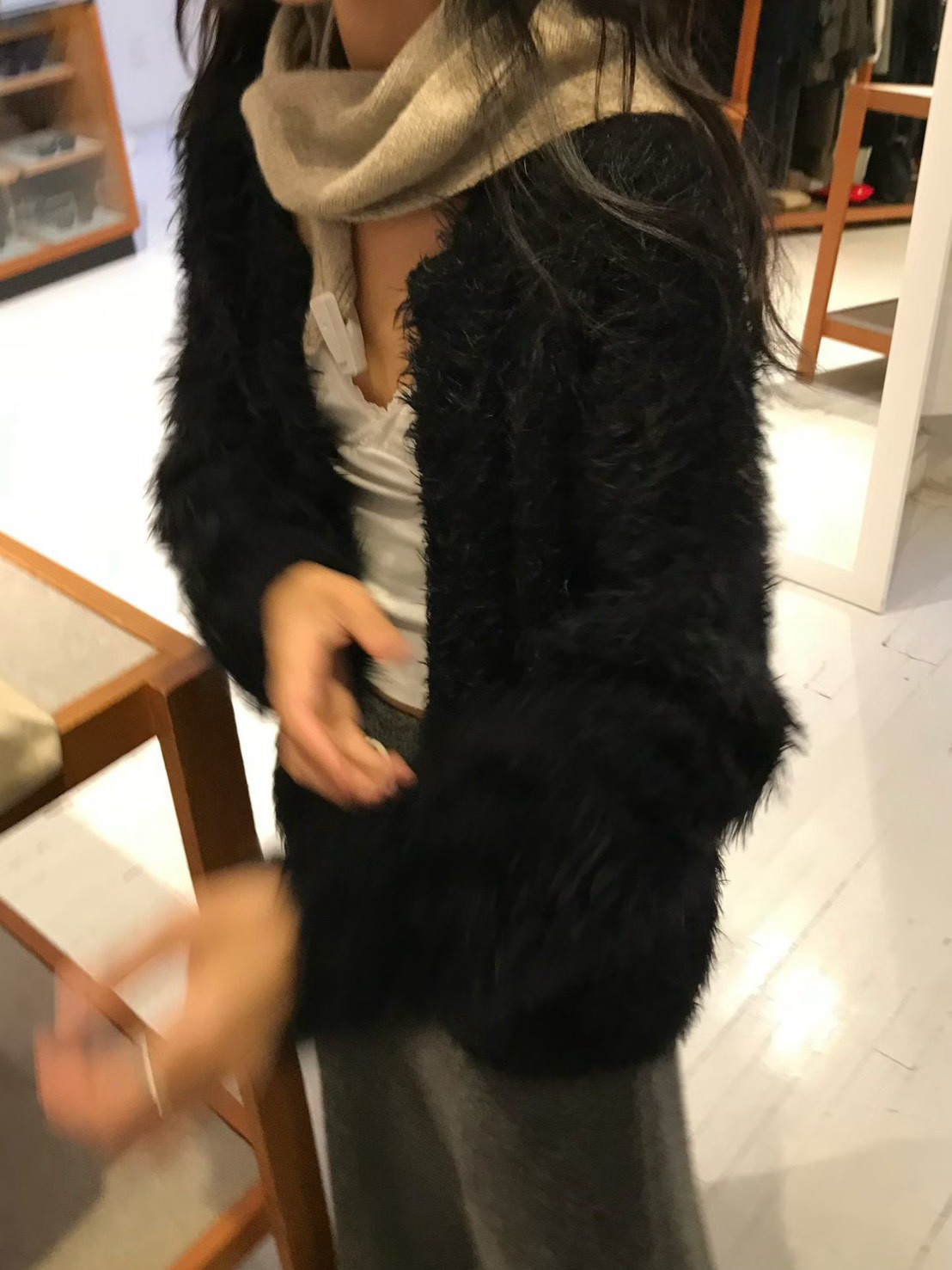 A05.小V家溫柔羊駝毛罩衫外套