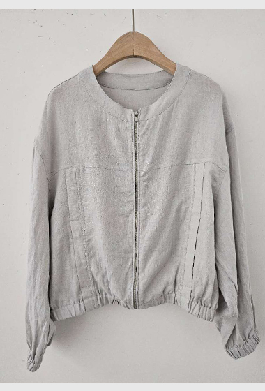 B91.星星家100%亞麻小外套