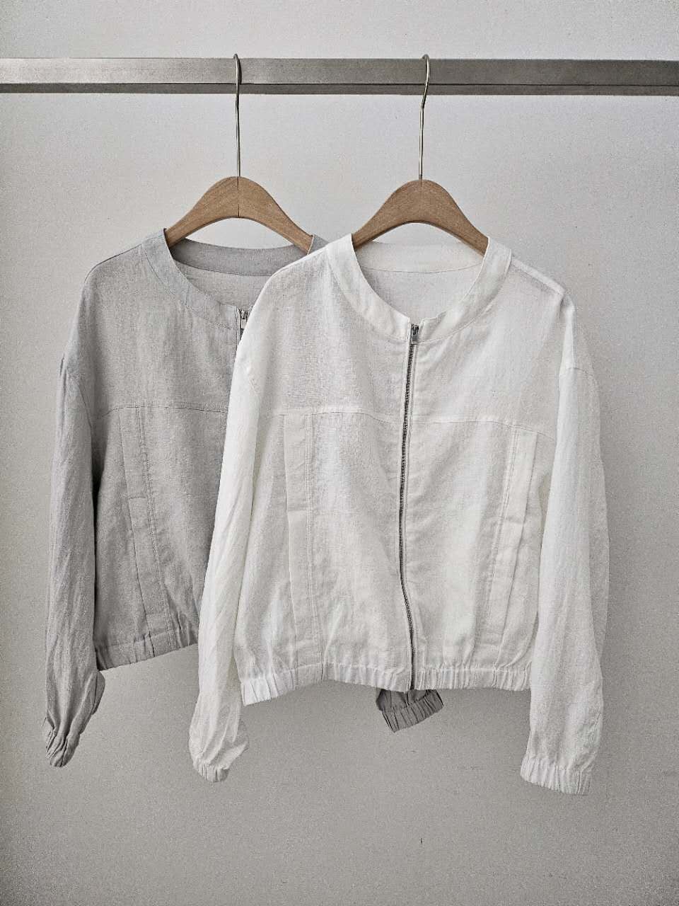 B91.星星家100%亞麻小外套