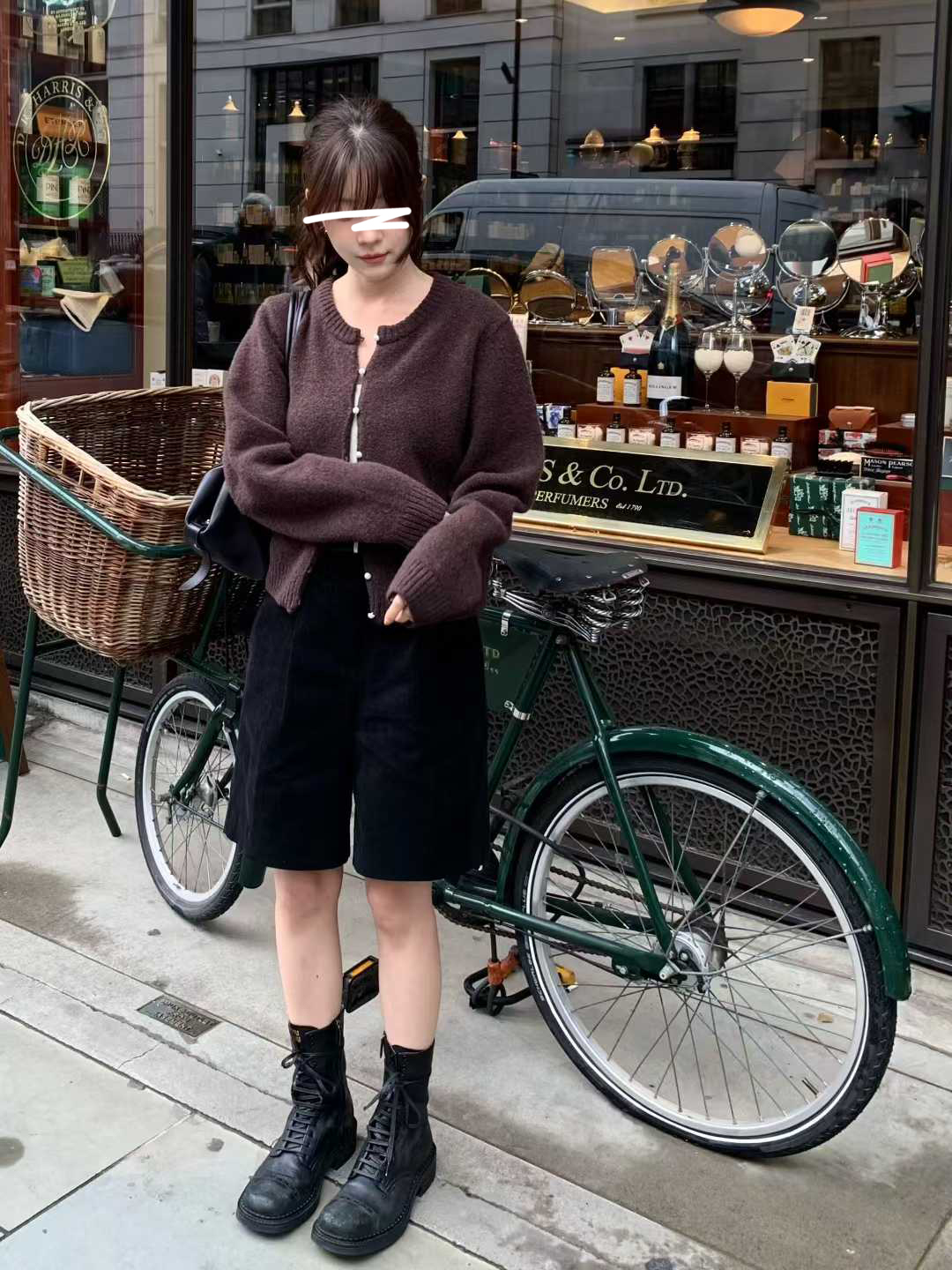 B13.小V家犛牛混紡珍珠釦外套