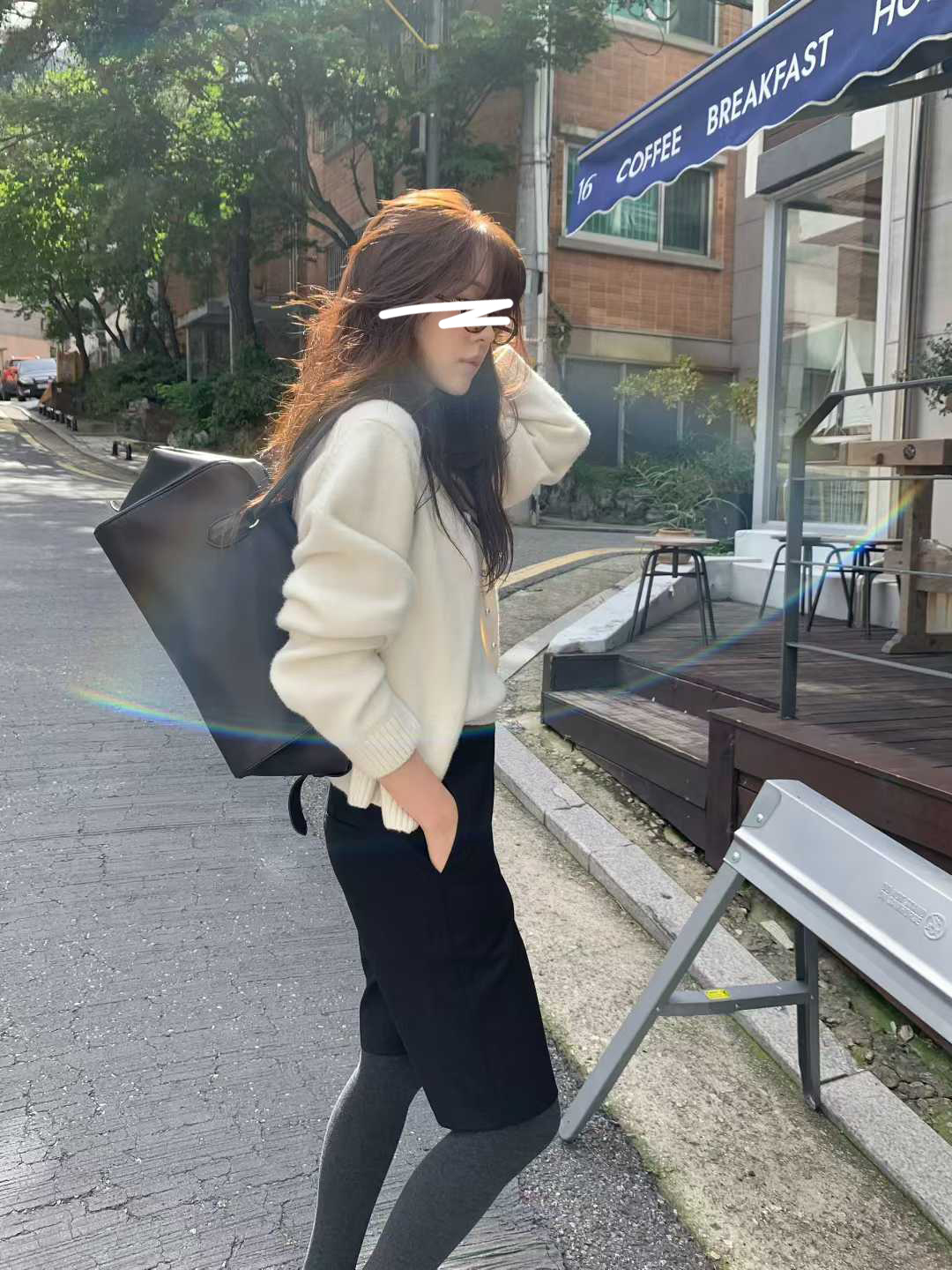 B13.小V家犛牛混紡珍珠釦外套