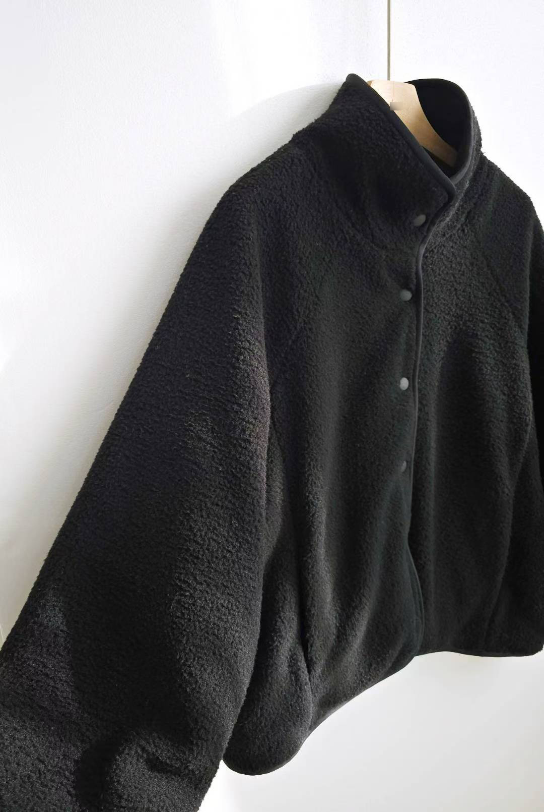 C28.QQ毛休閒好搭立領外套