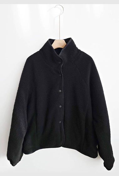 C28.QQ毛休閒好搭立領外套