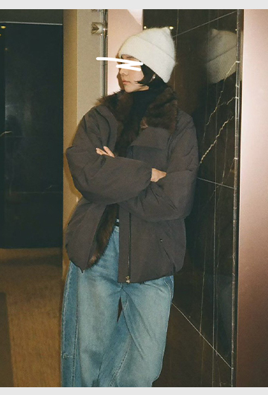 B84.澎湃毛毛領時髦休閒外套