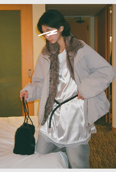 B84.澎湃毛毛領時髦休閒外套