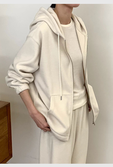 B78.百搭悠閒搖粒絨連帽外套