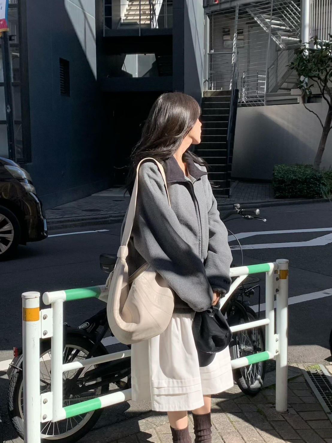 A12.小V家拉鍊休閒保暖外套