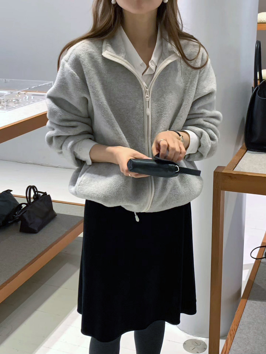 A53.顏值家拉鍊輕暖休閒外套