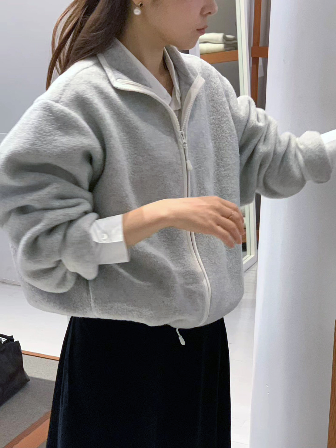 A53.顏值家拉鍊輕暖休閒外套