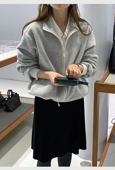 A53.顏值家拉鍊輕暖休閒外套