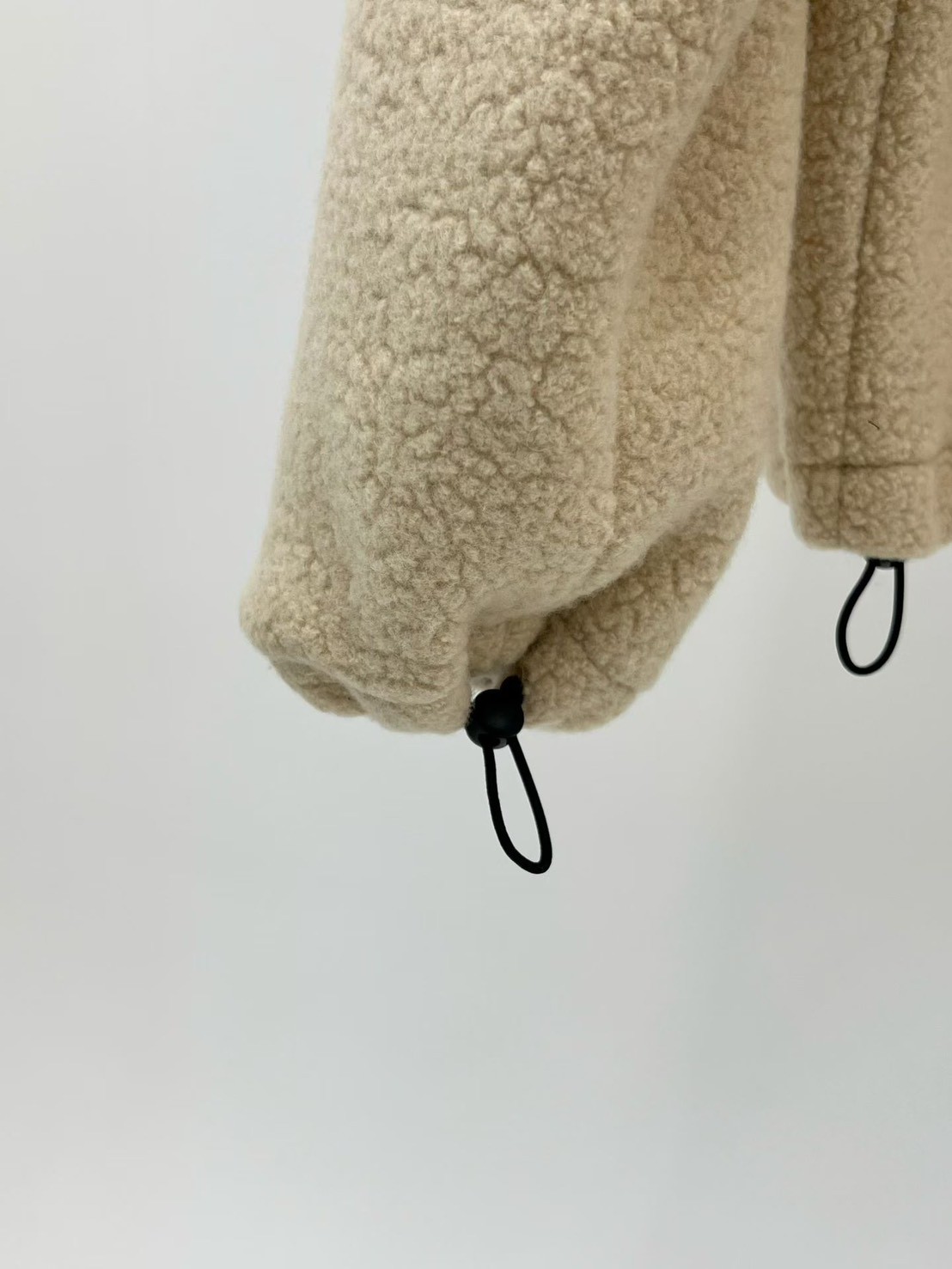 A27.大V家75%WOOL絨毛拉鍊外套