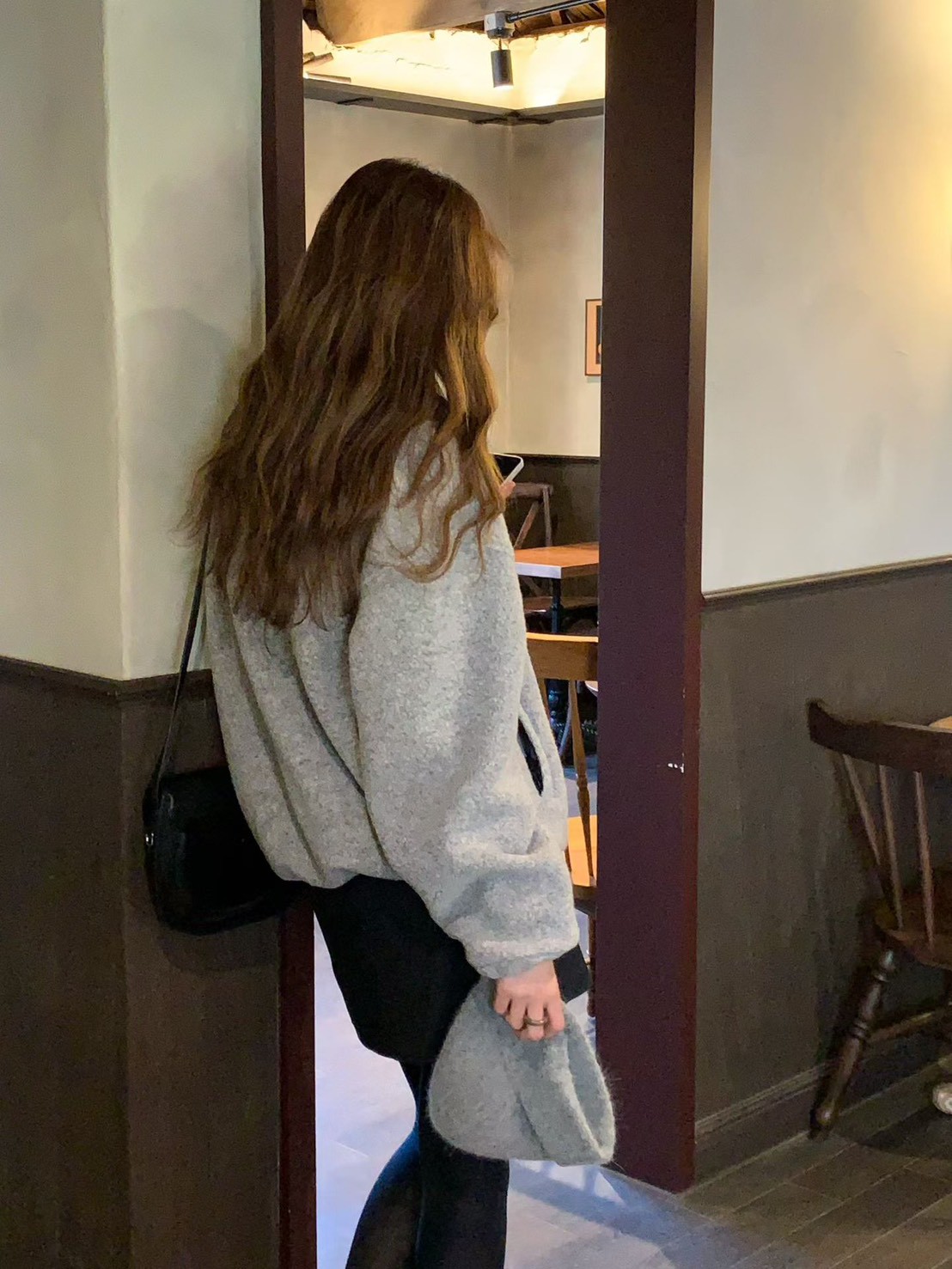 A27.大V家75%WOOL絨毛拉鍊外套