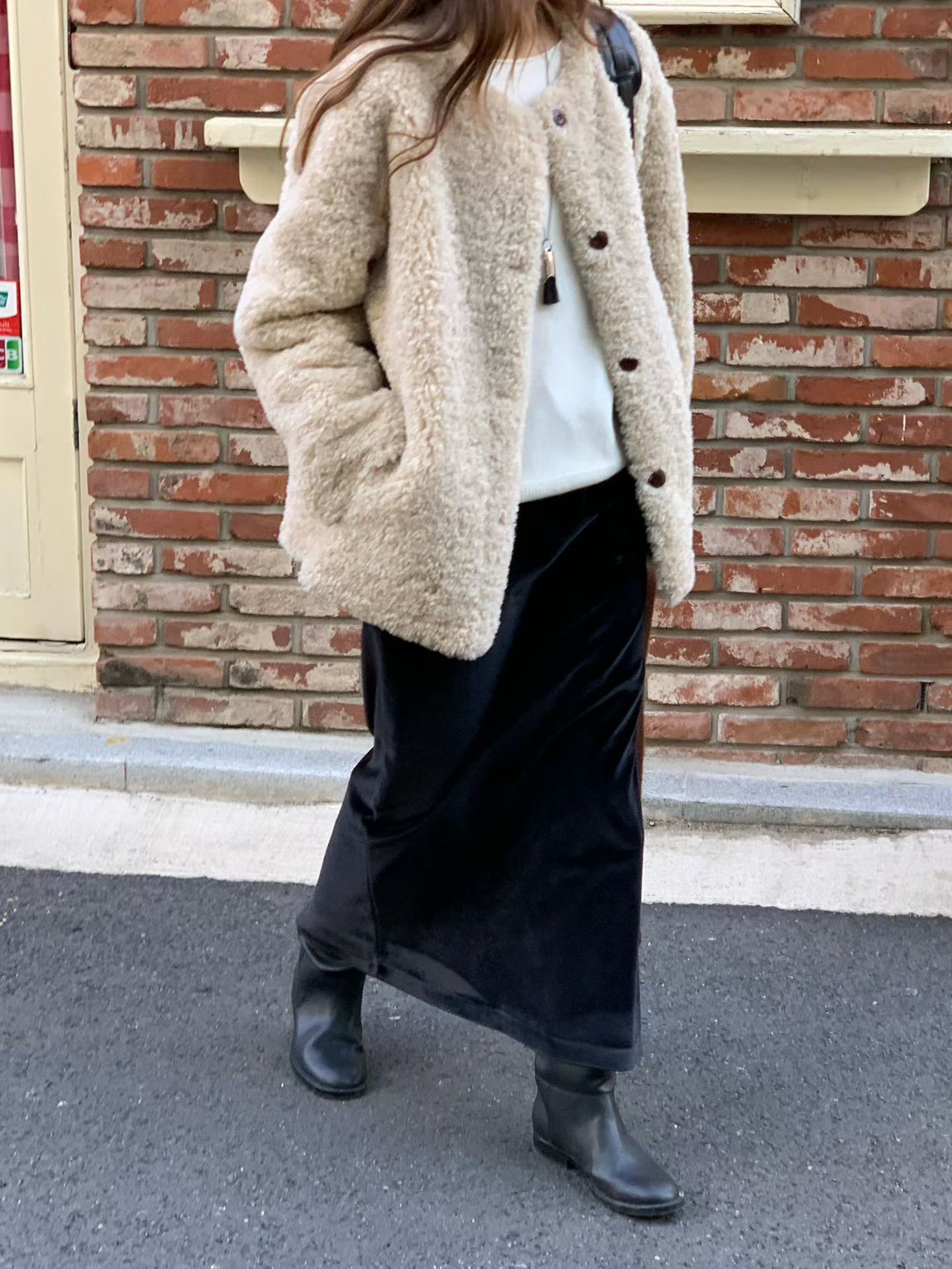 A34.大V家約會泰迪熊毛毛外套