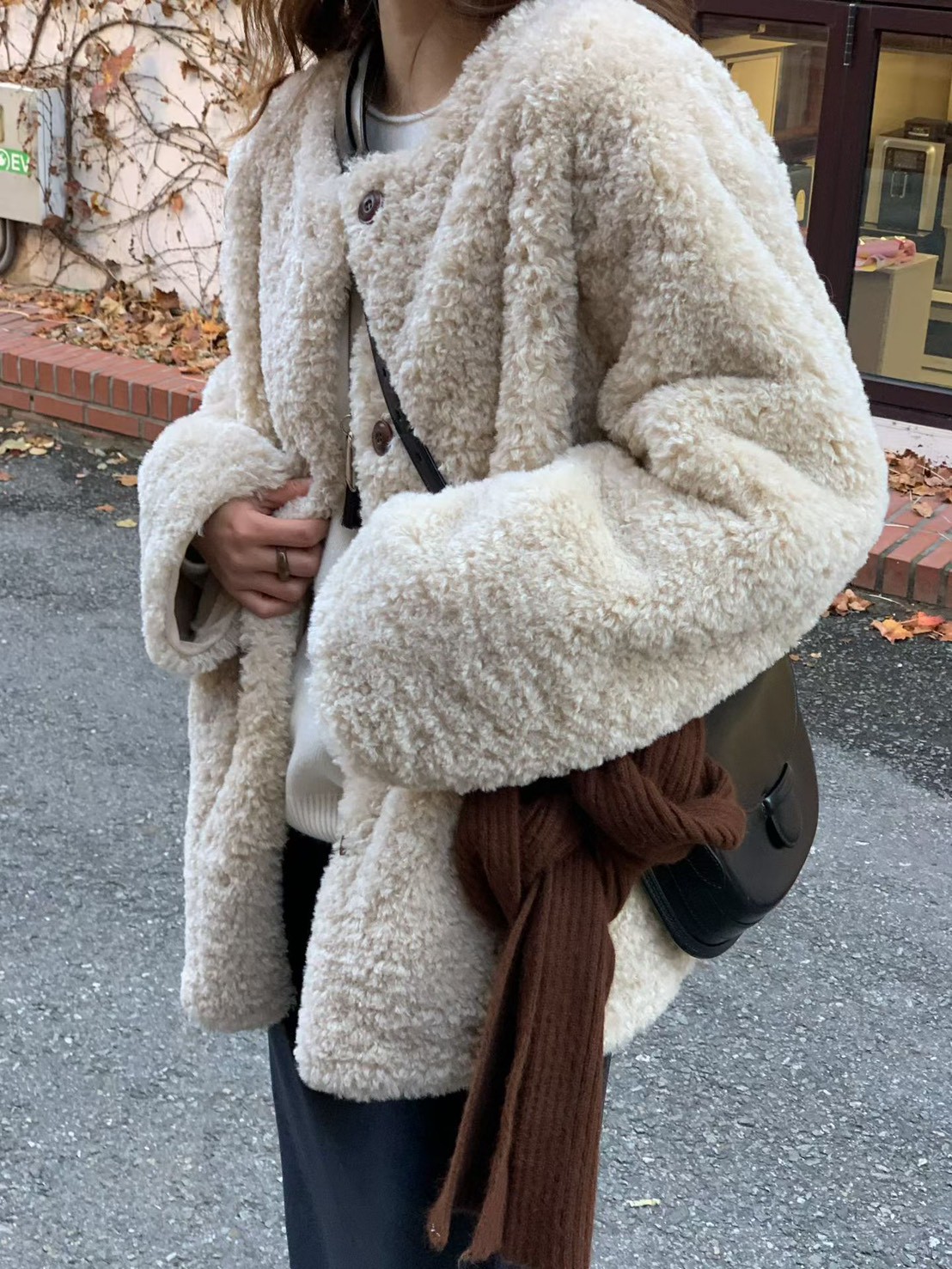 A34.大V家約會泰迪熊毛毛外套