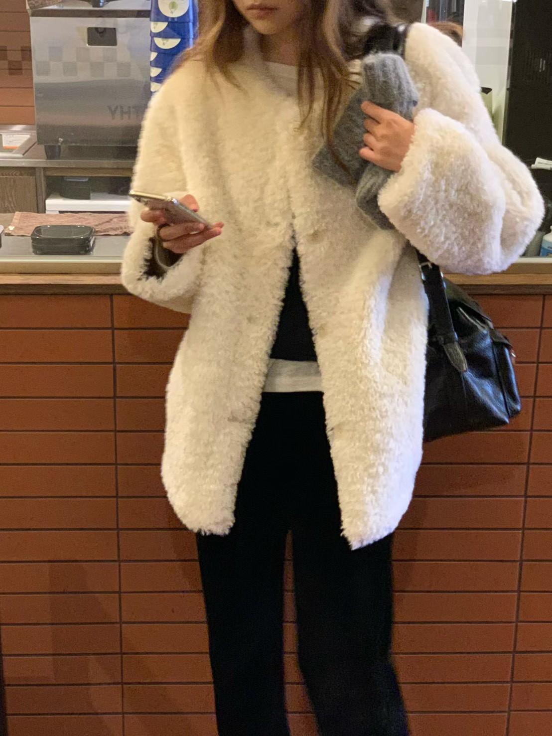 A34.大V家約會泰迪熊毛毛外套