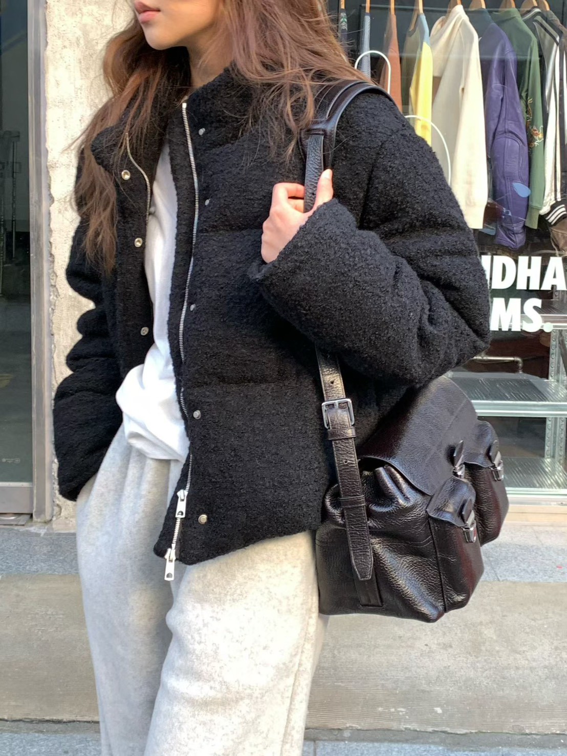 A36.大V家許願極暖駝羊毛鴨絨外套