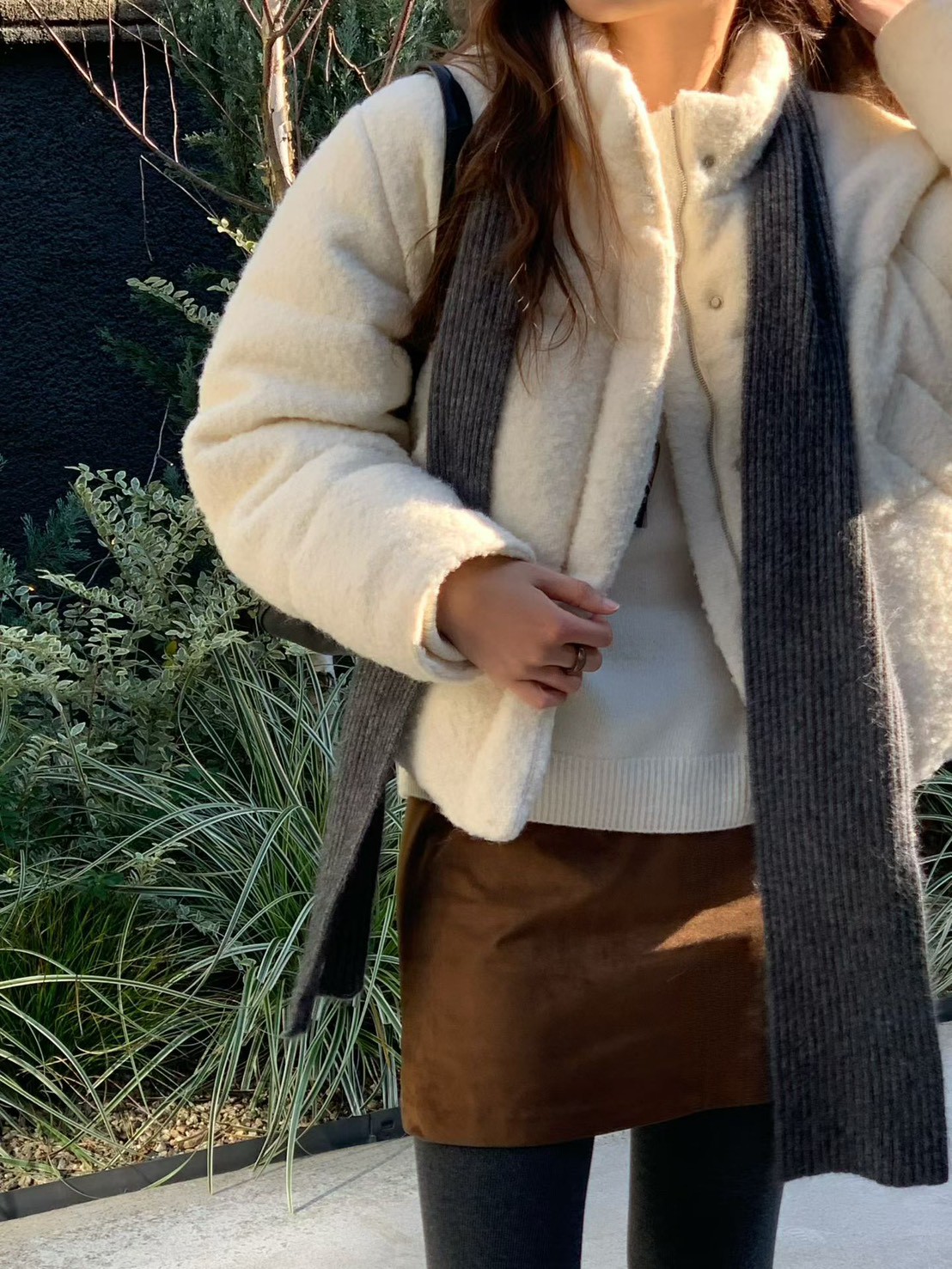 A36.大V家許願極暖駝羊毛鴨絨外套