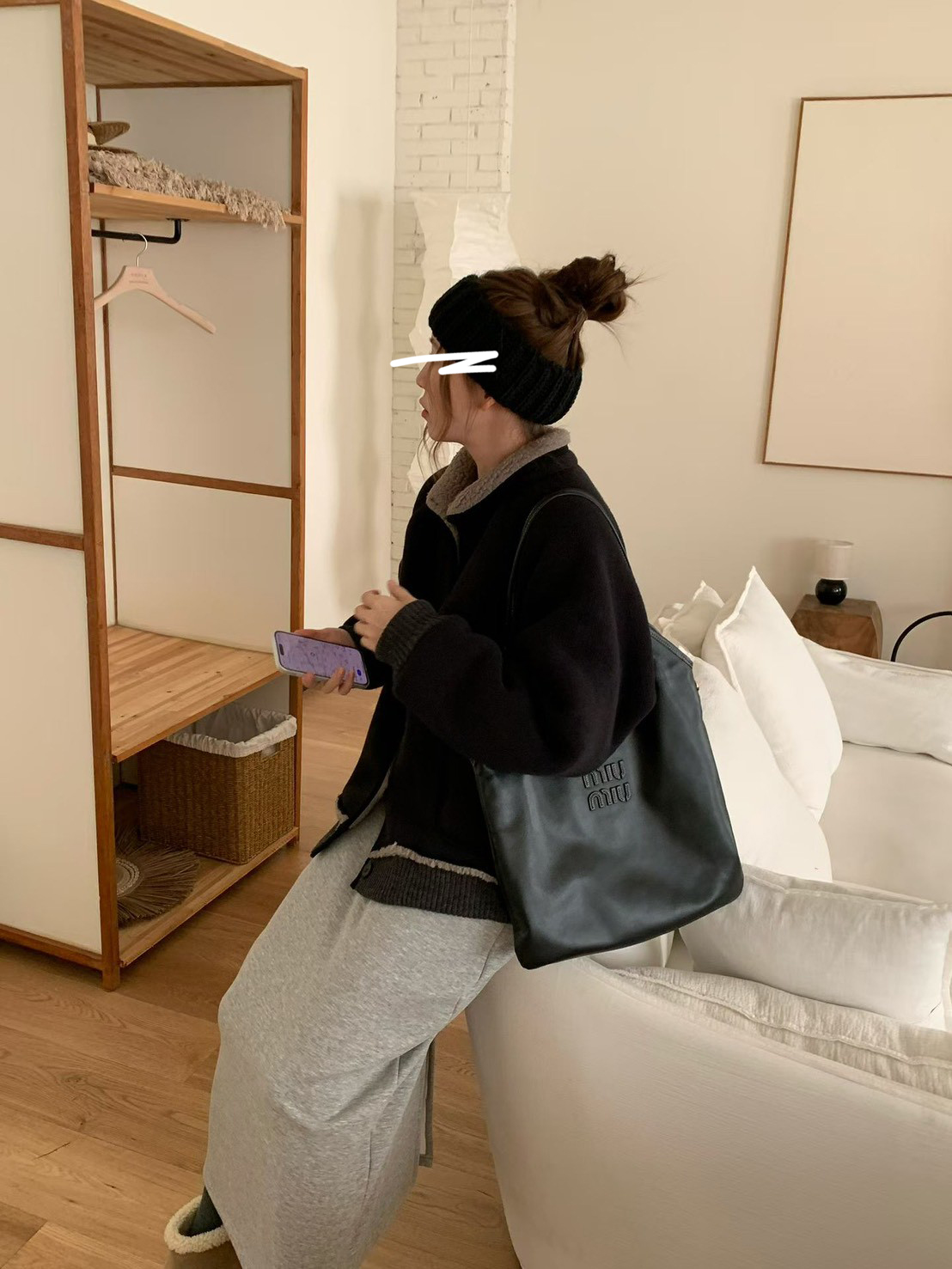 A80.棉花糖內QQ毛立領拉鍊外套