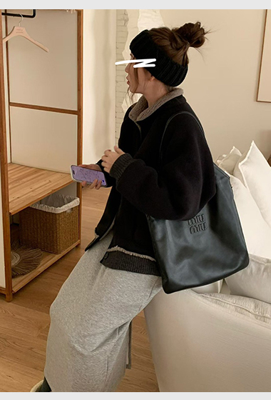 A80.棉花糖內QQ毛立領拉鍊外套