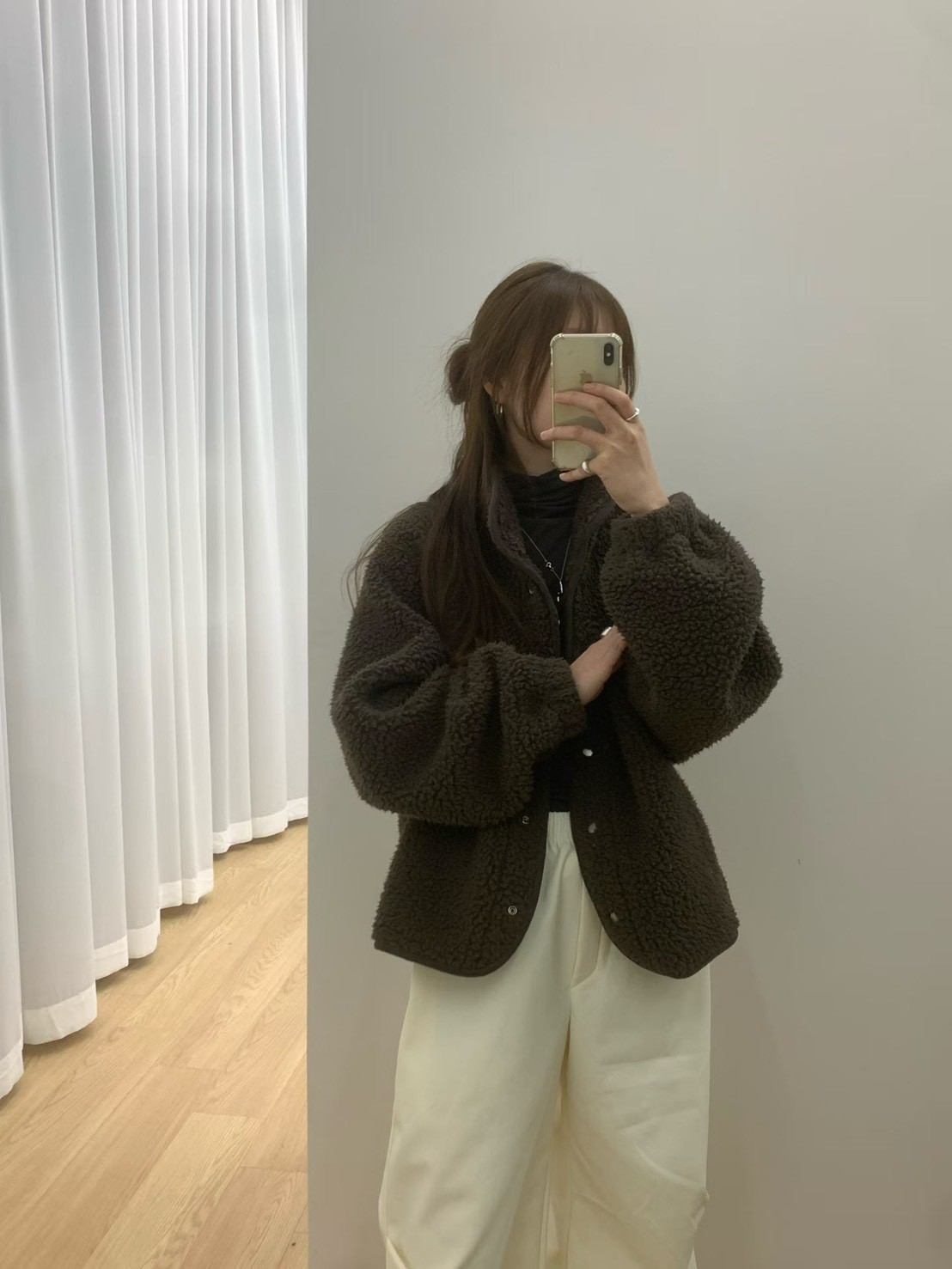 B19.最愛立領保暖毛毛休閒外套