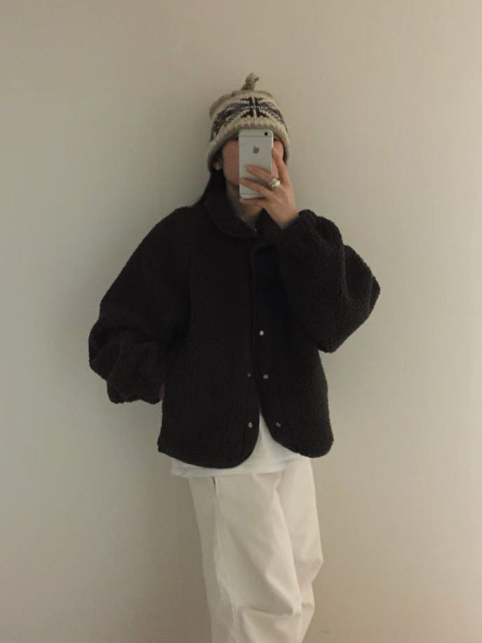 B19.最愛立領保暖毛毛休閒外套