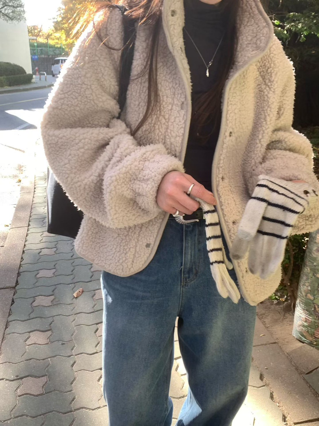 B19.最愛立領保暖毛毛休閒外套