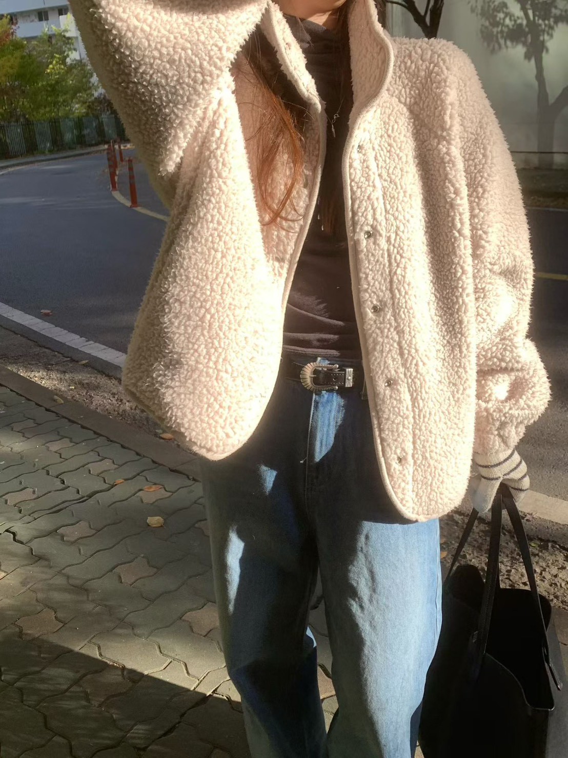 B19.最愛立領保暖毛毛休閒外套