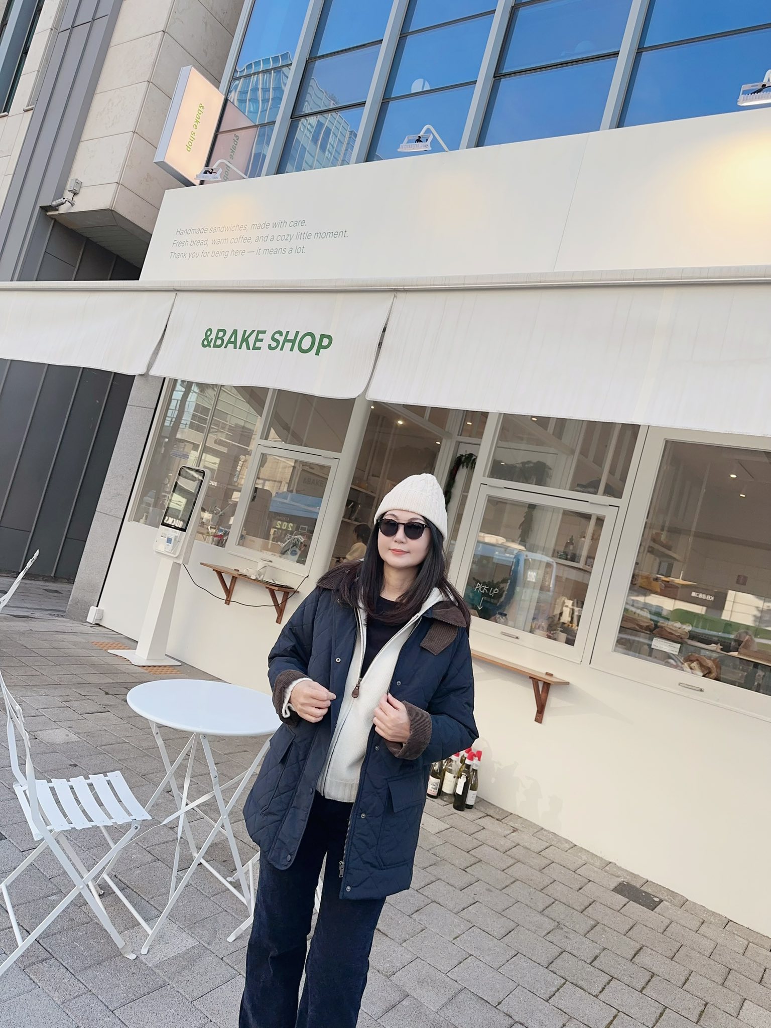 B39.帽可調家巴恩風菱格紋外套