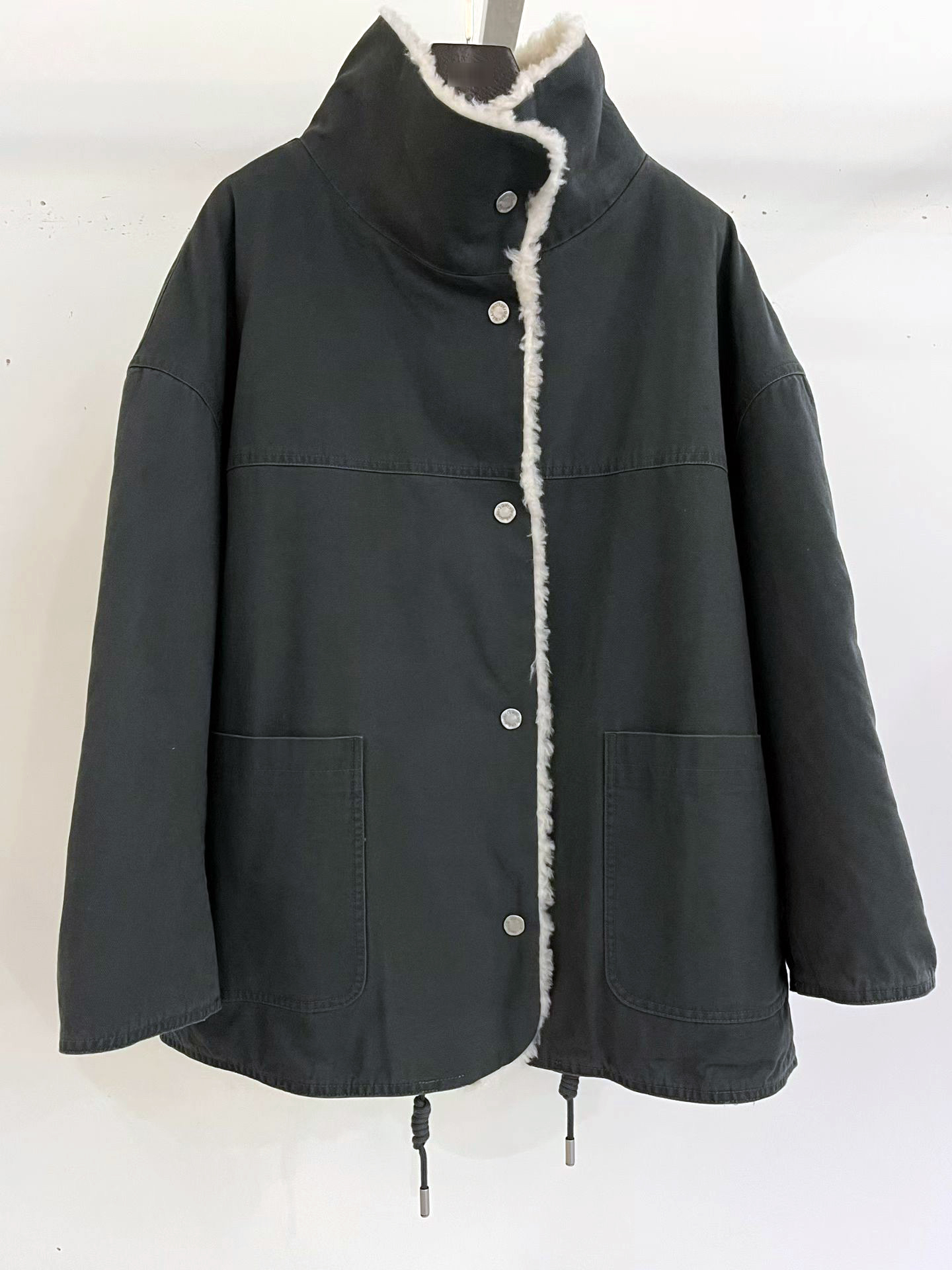 B54.正反2WAY率性女孩毛毛外套