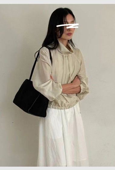 B32.瘦瘦歐膩拉克蘭袖輕薄粉彩小外套